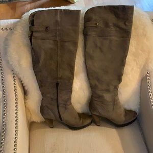 Varese Leather over-the-knee Boots